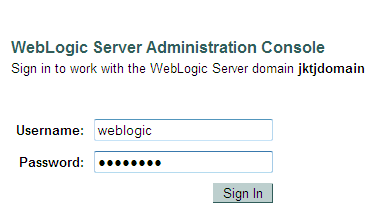 weblogic默认密码