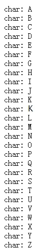 这个"K"的“小写”字符是k，也就是"K".toLowerCase() == 'k'.
